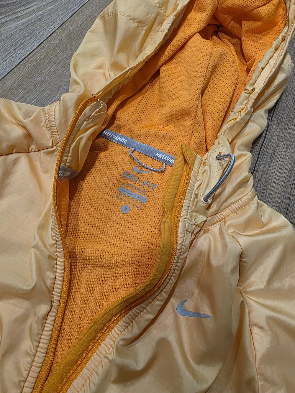 Nike Women’s Two-Tone Orange Hooded Jacket